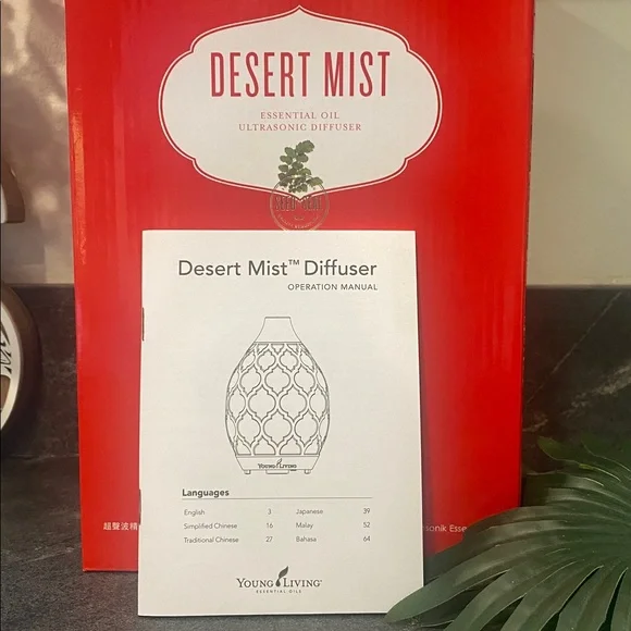 Young Living White and Gold Desert Mist Diffuser - Picture 4 of 4